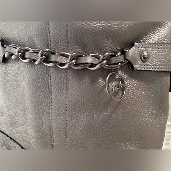 Coach, Crossbody/Shoulder Bag. Platinum in color, blush pink lining. Used once! - Picture 2 of 6